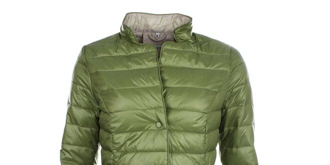 Dámský zelený kabátek na druky DJ85°C