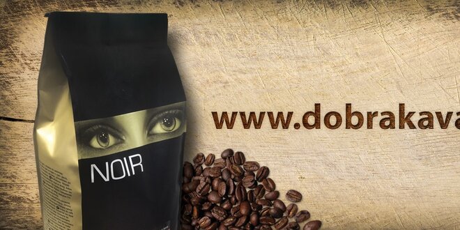 2 kg kvalitní zrnkové kávy Café NOIR