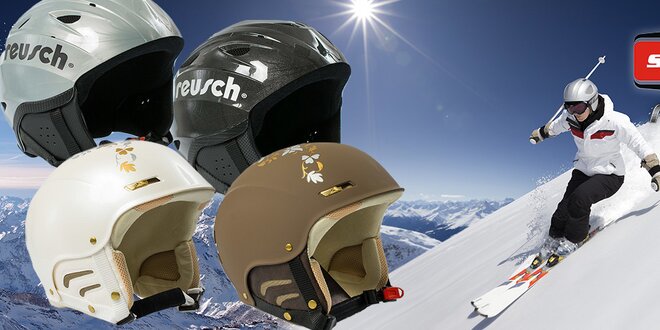 Kvalitní německé přilby Reusch na lyže i snoubič