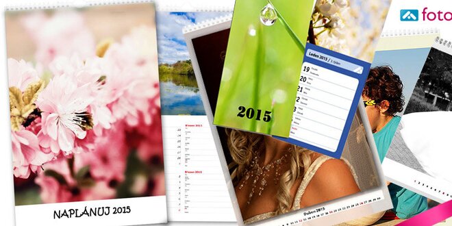 Vytvořte si nástěnné, stolní i plánovací fotokalendáře