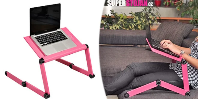 Designový skládací stojan na notebook