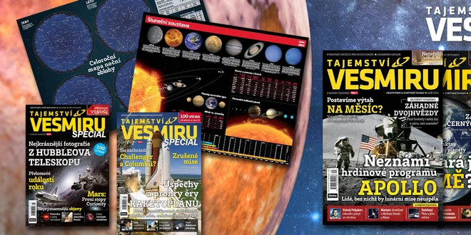 Předplatné Tajemství vesmíru i se staršími ročníky