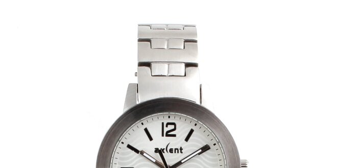 Dámské ocelové hodinky ve stříbrné barvě Axcent