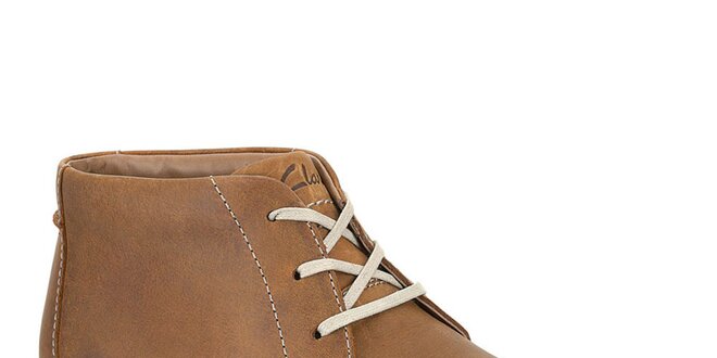 Pánské kotníkové boty v hnědém odstínu Clarks