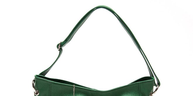 Dámská zelená kabelka s pevným dnem Renata Corsi