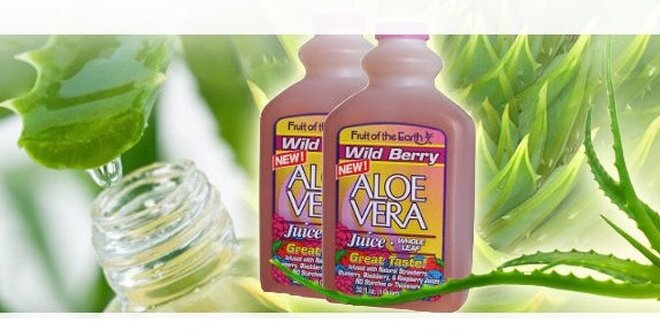 2 litry přírodní Aloe Vera šťávy Wild Berry