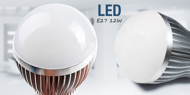 Kvalitní LED žárovka E27, 12W