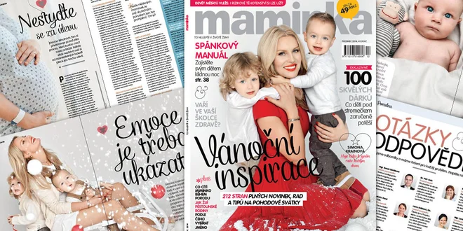 Roční předplatné časopisu Maminka
