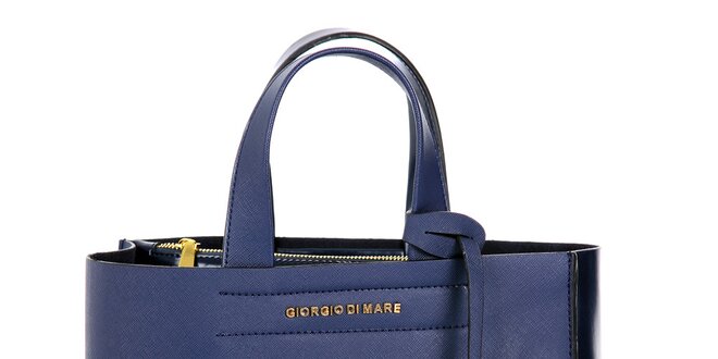 Dámská modrá kabelka s přívěskem Giorgio di Mare
