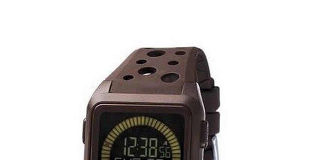 Pánské digitální hodinky Puma Agitation brown