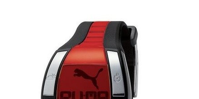 Pánské digitální hodinky Puma Active Fluctuation Black/Red
