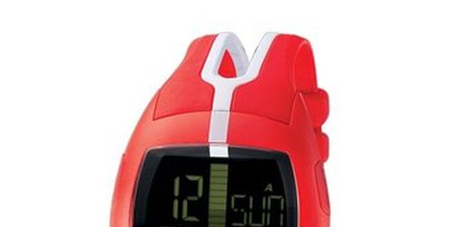 Unisex digitální hodinky Puma Jump Red/White