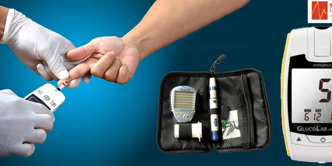 Měřič krevního cukru včetně testovacích proužků