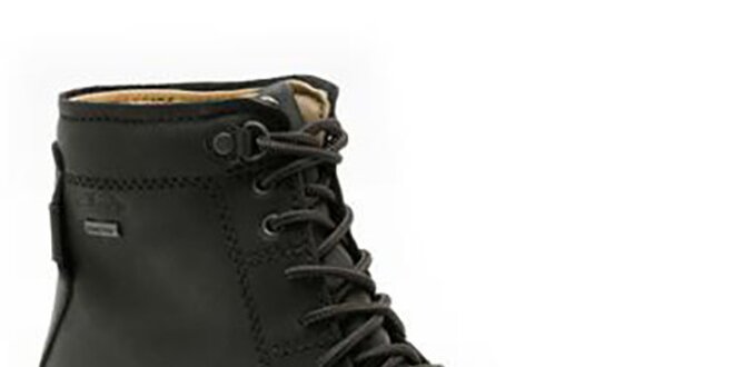 Pánské černé kotníkové boty s gore-texem Clarks