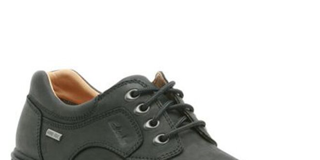 Pánské šněrovací boty Clarks - černá barva