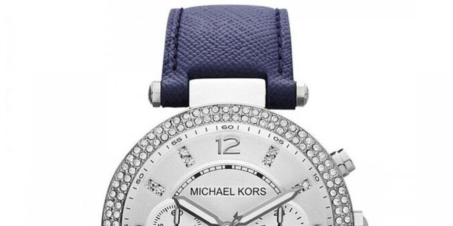Dámské hodinky s koženým řemínkem Michael Kors