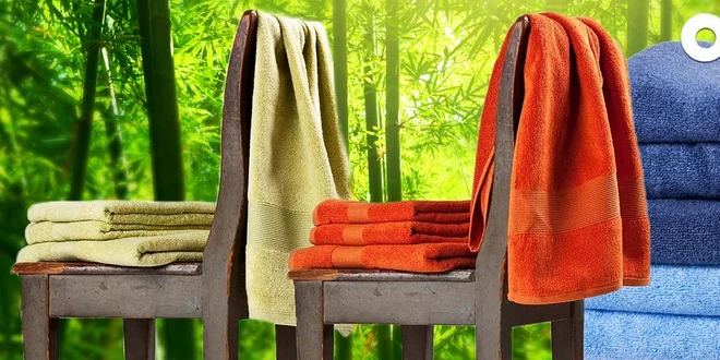 Ručníky s 50% podílem bambusového vlákna