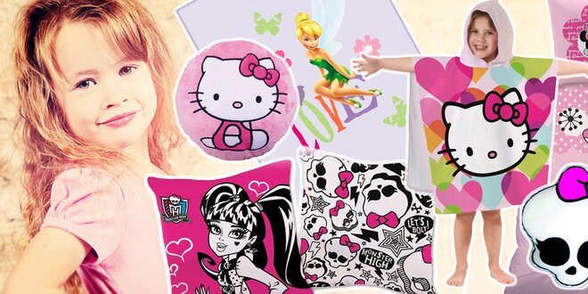 Doplňky s Minnie, Hello Kitty a Monster High