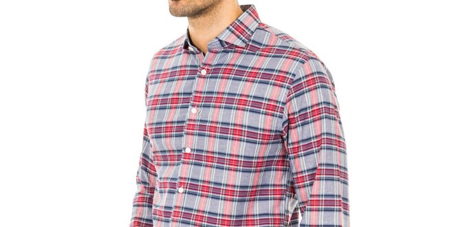 Pánská vícebarevná košile s dlouhým rukávem Tommy Hilfiger