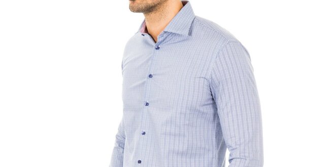 Pánská modře vzorovaná košile Tommy Hilfiger
