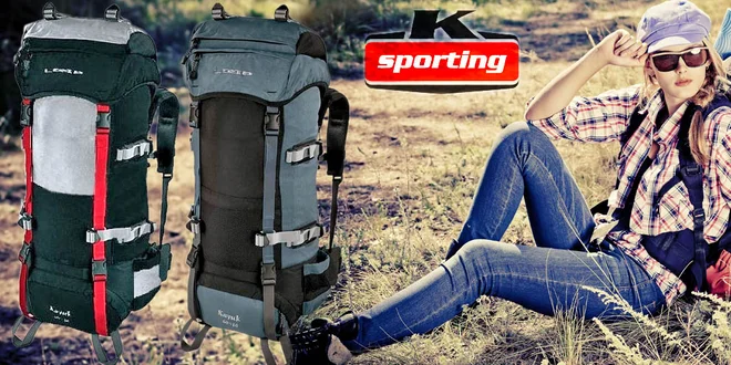 Turistický batoh LOAP o objemu 60+10 litrů
