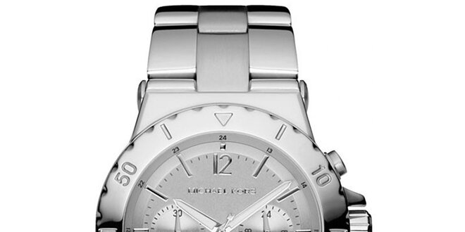 Dámské hodinky s chronografem Michael Kors - stříbrná barva