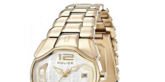 Unisex hodinky Police Fashion Angel zlaté barvy