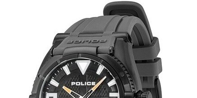 Pánské hodinky Police RAPTOR šedý řemínek