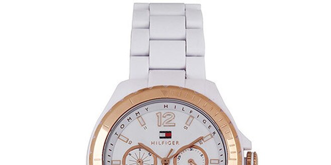 Dámské bílé hodinky Tommy Hilfiger