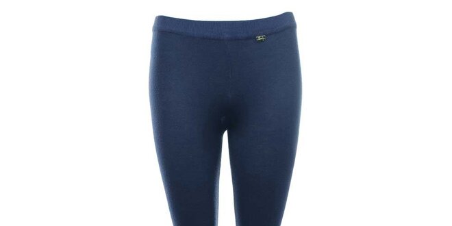 Dámské modré legíny se zipy SMF Jeans