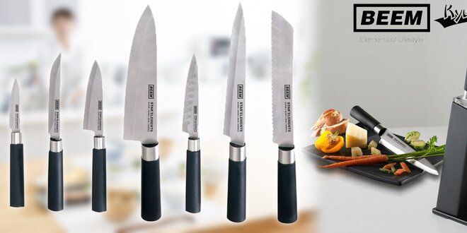 7 setsakramentsky ostrých japonských nožů