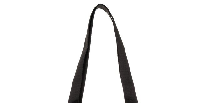 Pánská černá kožená taška přes rameno Calvin Klein Jeans