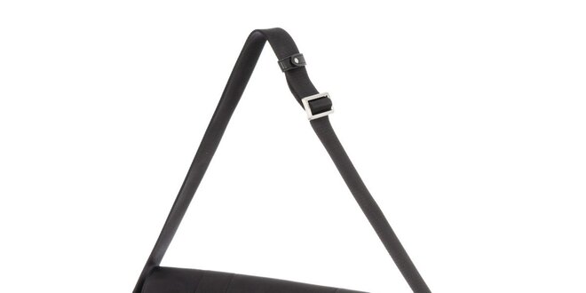 Pánská černá látková taška přes rameno s klopou Calvin Klein