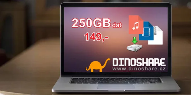 50% sleva na 250 GB videa, hudby a dat
