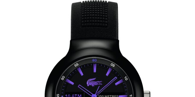 Pánské hodinky Lacoste Borneo černo-fialové