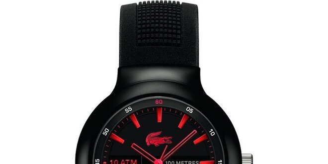 Pánské hodinky Lacoste Borneo černo-červené
