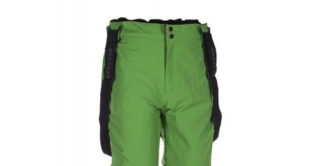 Pánské zelené lyžařské kalhoty se šlemi Envy