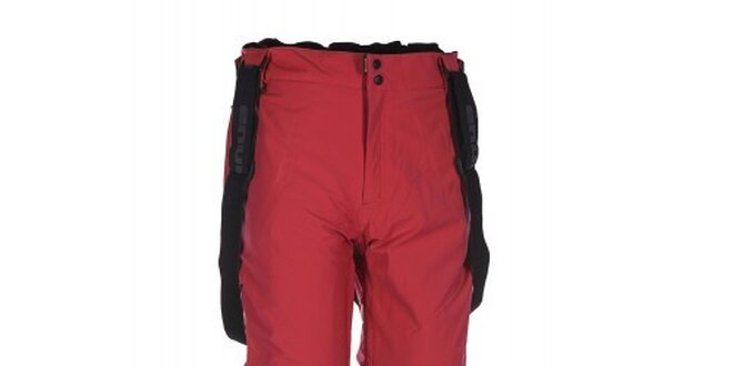 Pánské červené lyžařské kalhoty se šlemi Envy