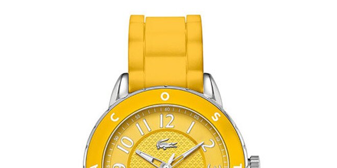 Dámské žluté hodinky Lacoste