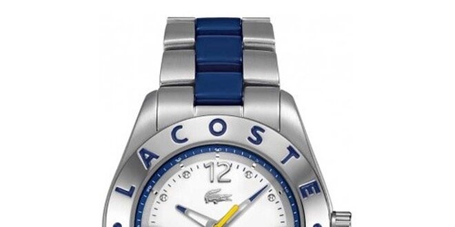 Dámské hodinky s modrými detaily Lacoste