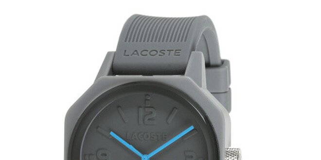 Dámské šedé hodinky Lacoste