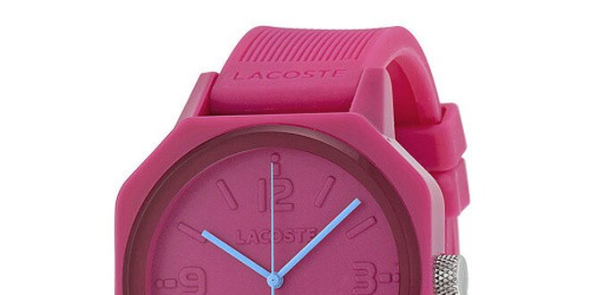 Dámské růžové hodinky Lacoste