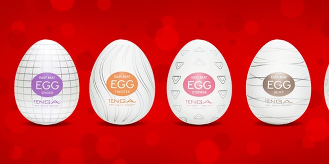 Erotický pomocník Tenga Egg v diskrétním balení