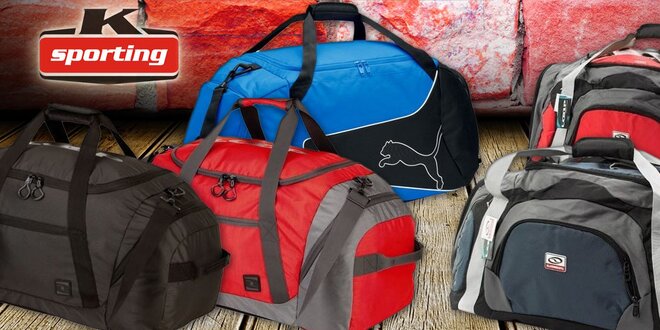 Objemné sportovní tašky LOAP a Puma