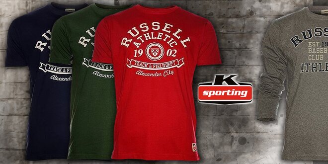 Pánská sportovní trička od značky Russell Athletic