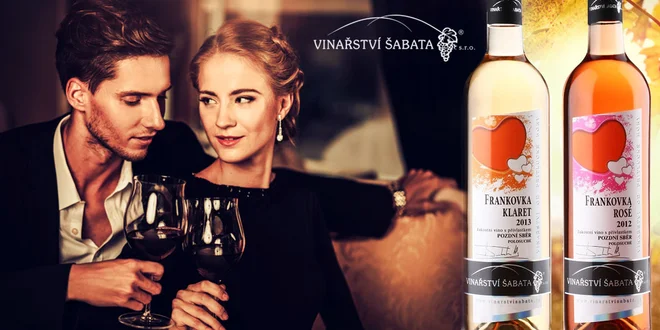 Valentýnská vína z vinařství Šabata