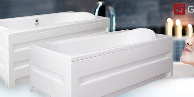 Kvalitní celoakrylátové vany v 5 rozměrech