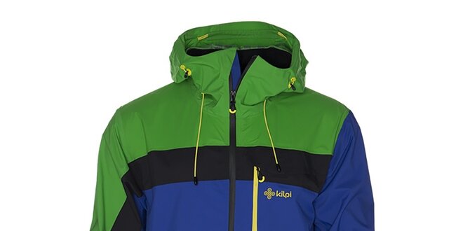 Pánská modro-zelená lyžařská bunda Kilpi