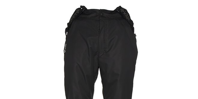 Pánské černé lyžařské kalhoty s odepínacími šlemi Kilpi