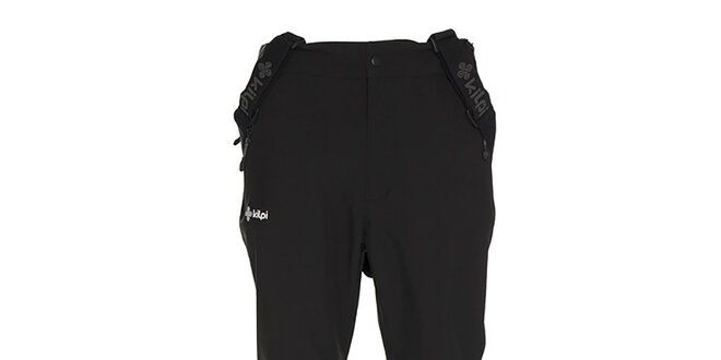 Pánské černé zimní softshellové kalhoty Kilpi